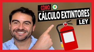 How to calculate the number of fire extinguishers per square meter in Chile