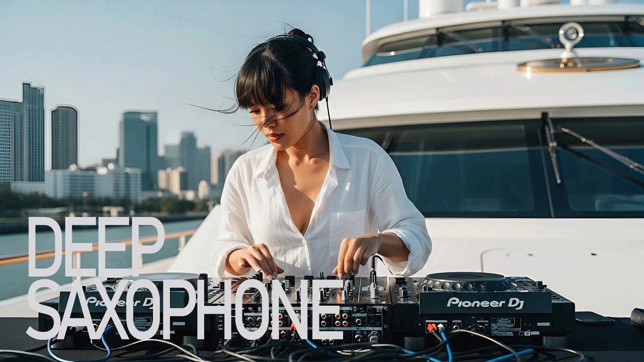 🛥️🌅 Deep House Saxophone – Yacht Sunset Cruise (Sea Breeze & Smooth Sax) | 1 HOUR | Deep Saxo Ok?
