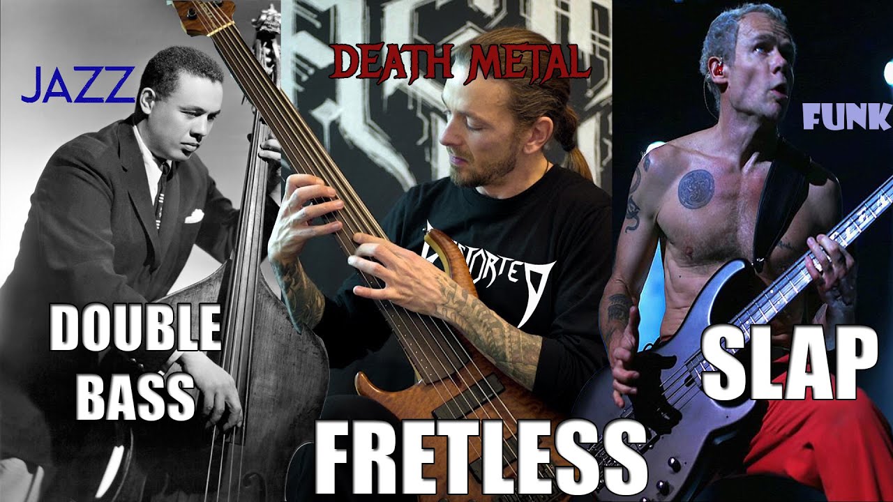 Best Bassists from Different Techniques of Bass Playing YouTube