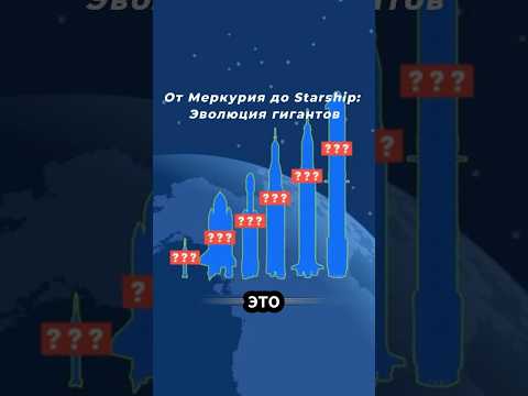 От Меркурия до Starship Эволюция гигантов #space #science #rocketleague #shuttle #starship