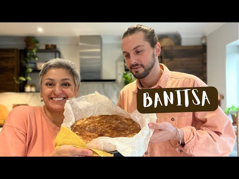 DELICIOUS BANITSA  This is my favourite pastry video  Bulgarian filo veg pie  Food with Chetna