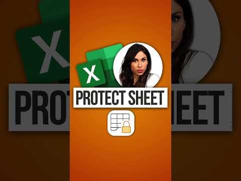 🔒 Lock Cells in Excel to protect them from being changed #shorts
