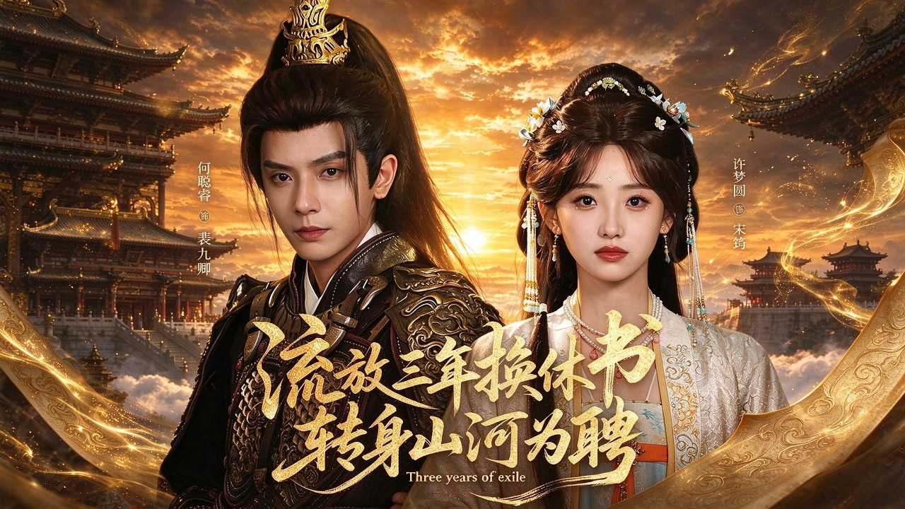 【最新】许梦圆❤️何聪睿《流放三年换休书，转身山河为聘》真心喂了狗！散尽家财救回负心郎，反遭折辱。宋筠一纸休书断情，帝王以山河为聘，赐她凤冠加身！#逆袭 #甜宠 #权谋 #短剧 #全集 #cdrama
