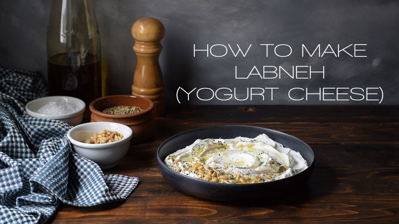 how to make labneh (yogurt cheese) YouTube