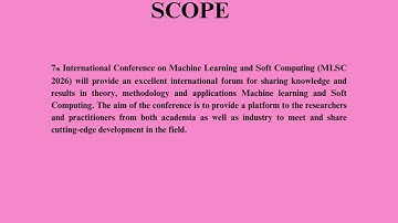 7th International Conference on Machine Learning and Soft Computing (MLSC 2026)
