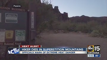 Hiker dies at Superstition Mountains