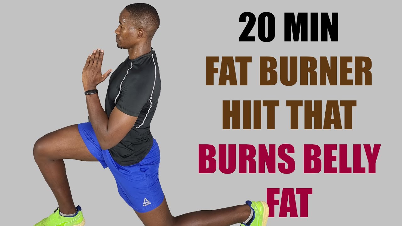 20 Minute Fat Burner HIIT Workout that Burns Belly Fat/ Fat Burning ...