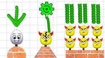 Satisfying ASMR Gameplay/ Draw to smash logic puzzle 🧩 2048 vs spider man evolution game part 01