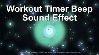 Workout Timer Beep Sound Effect