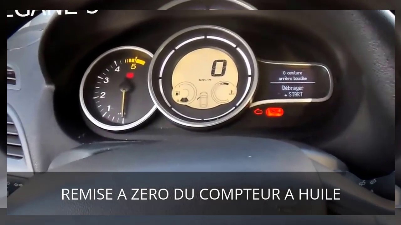 Compteur de vitesse moto avec 3 Voyants