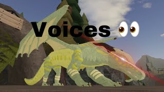 My oc’s head cannon voices!
