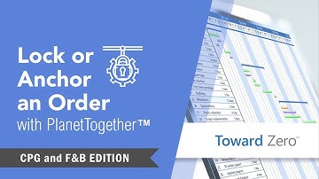 How to Lock or Anchor an Order in PlanetTogether – CPG and F&B Edition