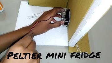 DIY Peltier mini fridge(part 1)