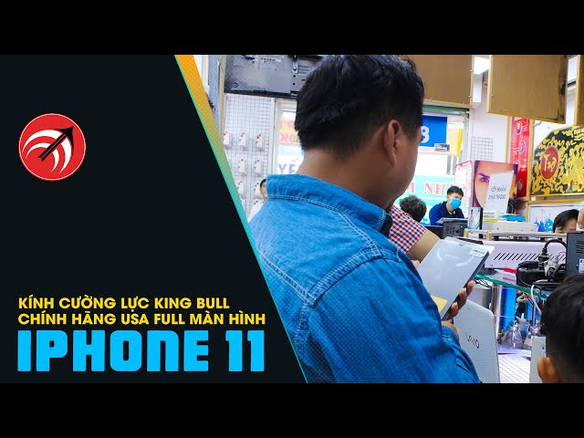 Iphone11 dán kính cường lực King Bull chống nhìn trộm | Cường lực Vua trâu iPhone | Capcuulaptop.com