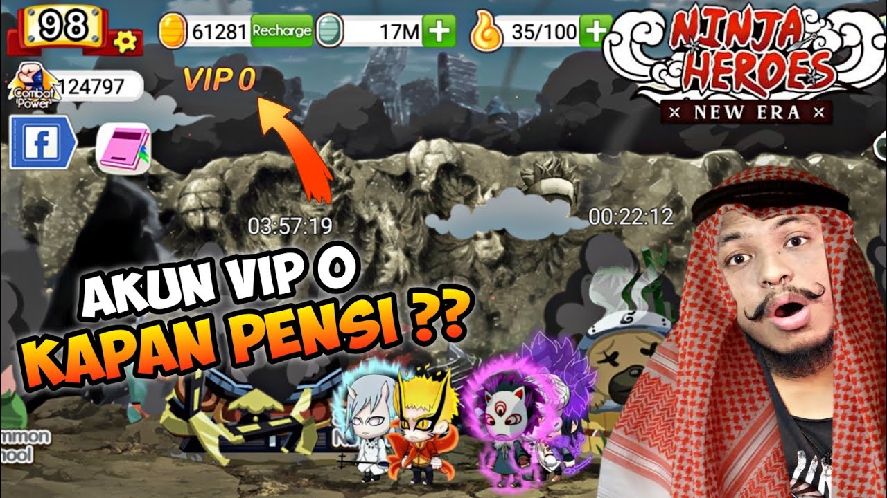 BEGINI NASIB VIP 0 SELAMA 21 BULAN Ninja Heroes New