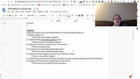 DGP Week 22- Answer Key