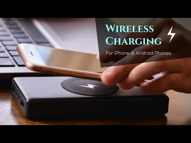 Energizer® Wireless Charging Power Bank Type-C Fast Charging for iPhone 8, Plus, X (QE10000CQ)