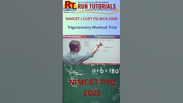 NIMCET Maths Practice: Important Trigonometry MCQs Explained | Run Tutorials Varanasi”