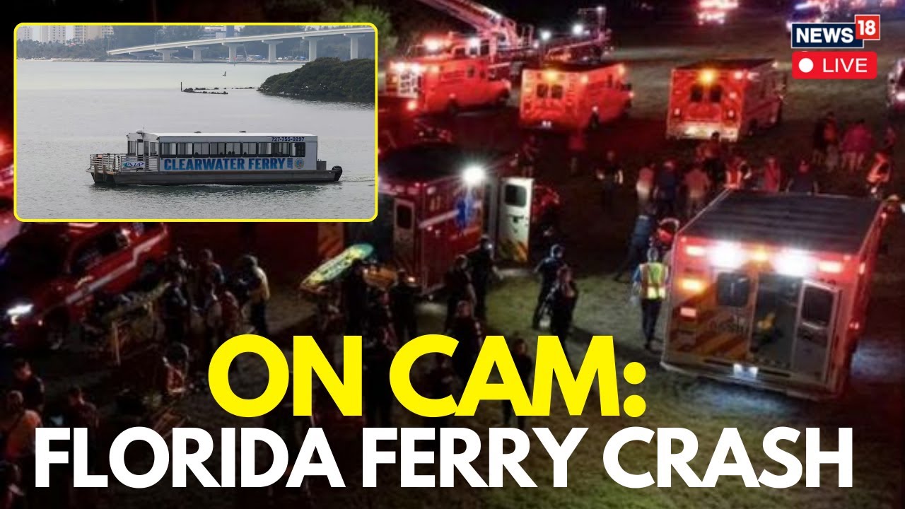 Clearwater Ferry Crash Live Updates | Rescue Ops Underway | Florida Boat Crash Live Updates | N18G
