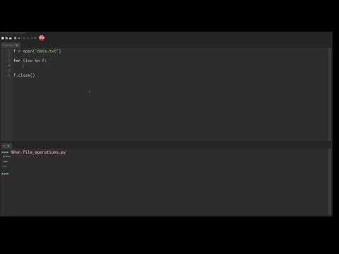 Python 101: Read lines efficiently using for loop