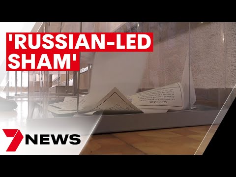 Ukrainians vote in referendums slammed as a ‘russian-led’ sham | 7news