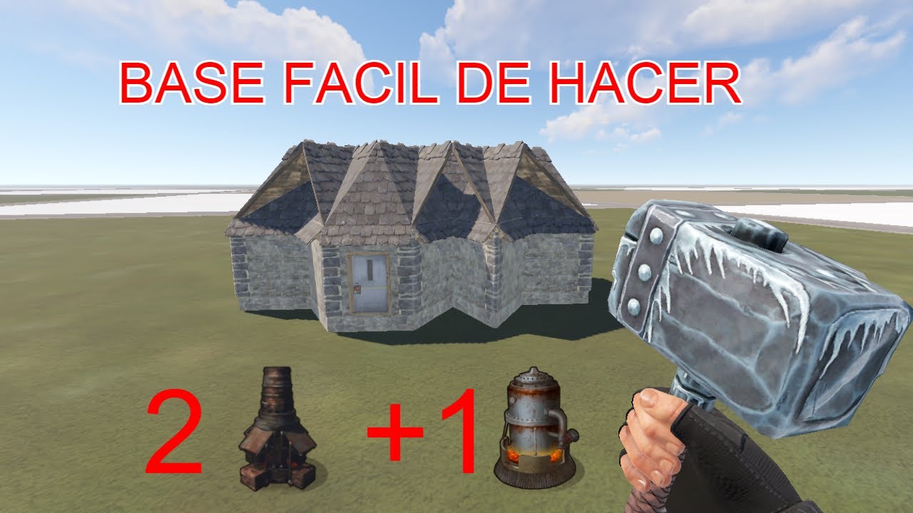 COMO HACER UNA BASE PARA 2  HORNOS GRANDES EN RUST