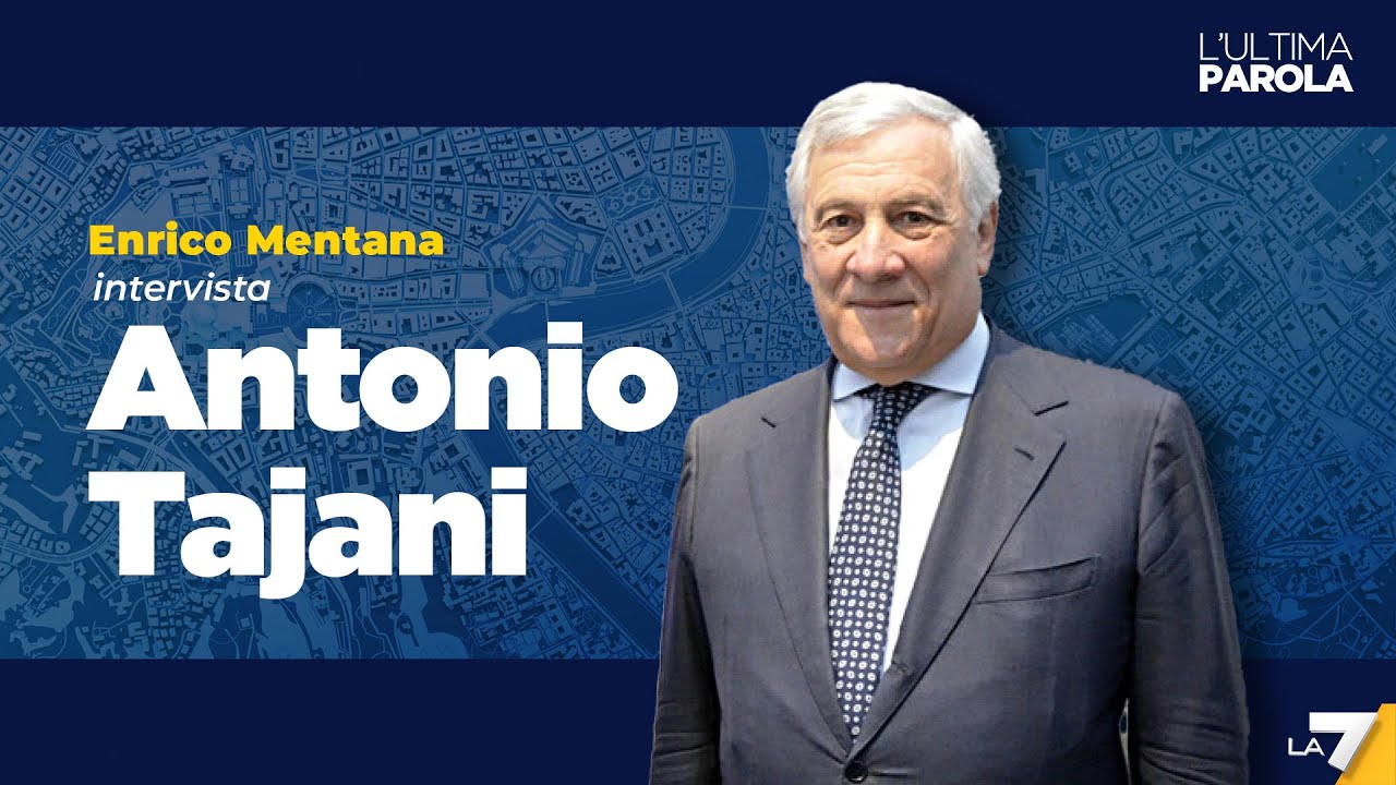 Elezioni europee 2024 | Enrico Mentana intervista Antonio Tajani