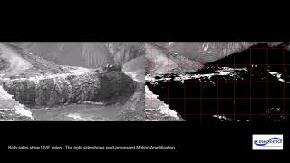 Motion Amplification - Amplified vs. Unamplified Stone Blast