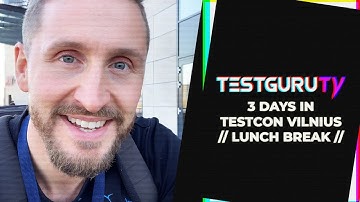 Manual or automated testing? Whats the difference? | TestguruTV #50 at TestCon Vilnius