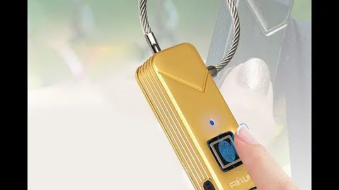 Simplest & Smartest Fingerprint Lock That Eliminates the Need for Keys - Your Finger Is the Only Key