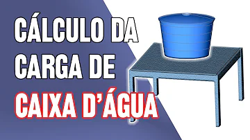 Como calcular o peso de uma caixa d'água?