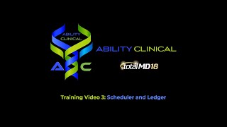 Ability Clinical TotalMD 3 - Scheduling and Ledger