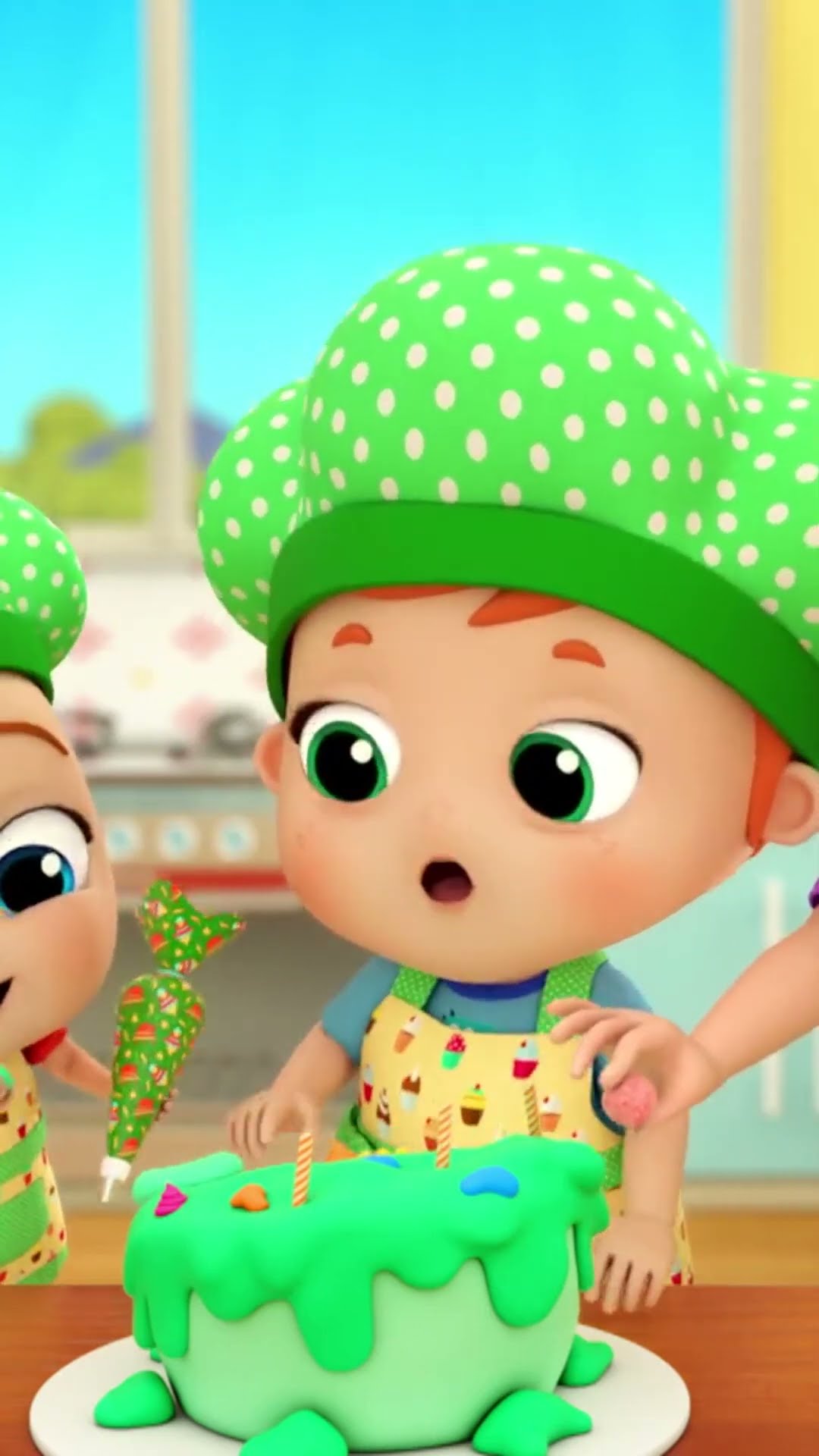 Bake Off! ? #littleangel #shorts #learningvideos