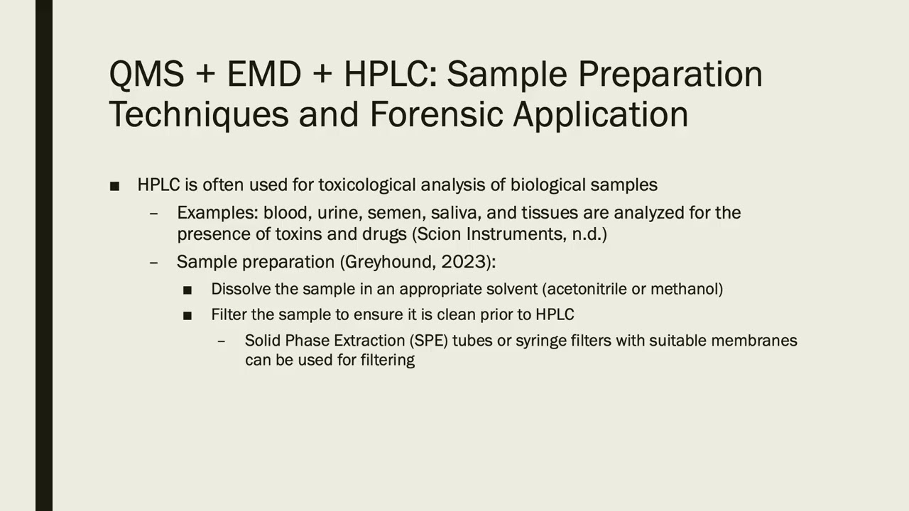 FOR 530 Sampling Methods, Mass Analyzers, and Detectors
