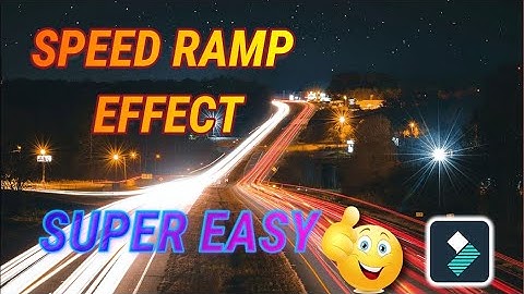 How to make SMOOTH SPEED RAMP EFFECT in Filmora 9 Tutorial 2020