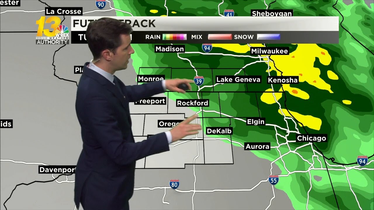 Spotty showers stick around Tuesday - YouTube
