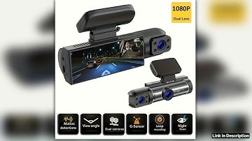 NTTAMHM 1080P dual cameraDash Cam for carsFront And Insidecar camera with IR Night VisionLoop Recor
