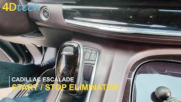 Cadillac Escalade DISABLE Auto Start/Stop Feature - Turn ON and OFF permanently! [2021-2024]