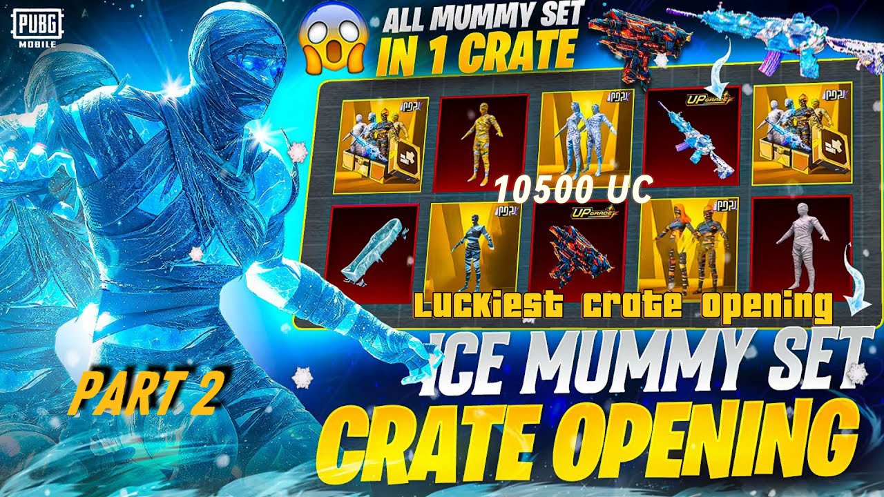 Glacier Mummy Luckiest Crate Opening | Polar Spectrophage Set Crate Opening| Mummy Set Crate Opening