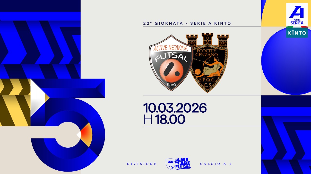 Active Network-Ecocity Genzano | 22ª giornata | Serie A KINTO 2025/2026