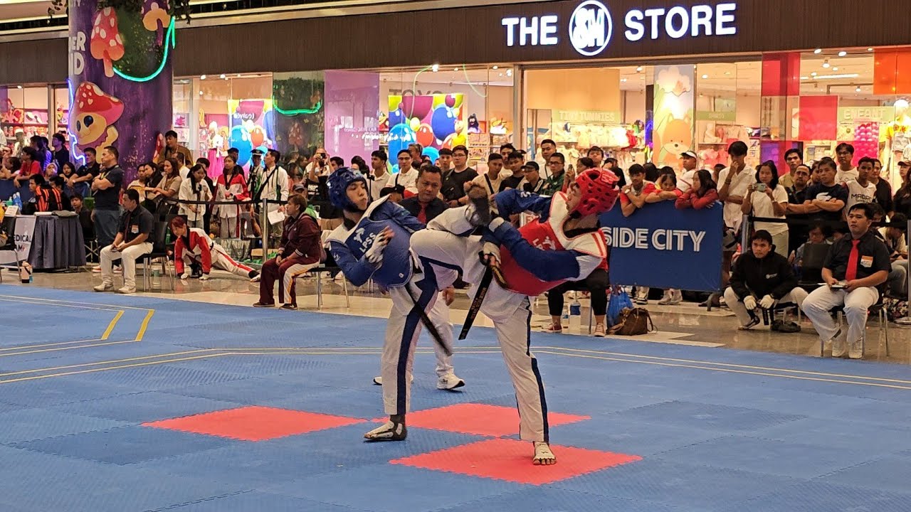 Taekwondo At SM Seaside, Cebu. Palarong Pambansa 2024.