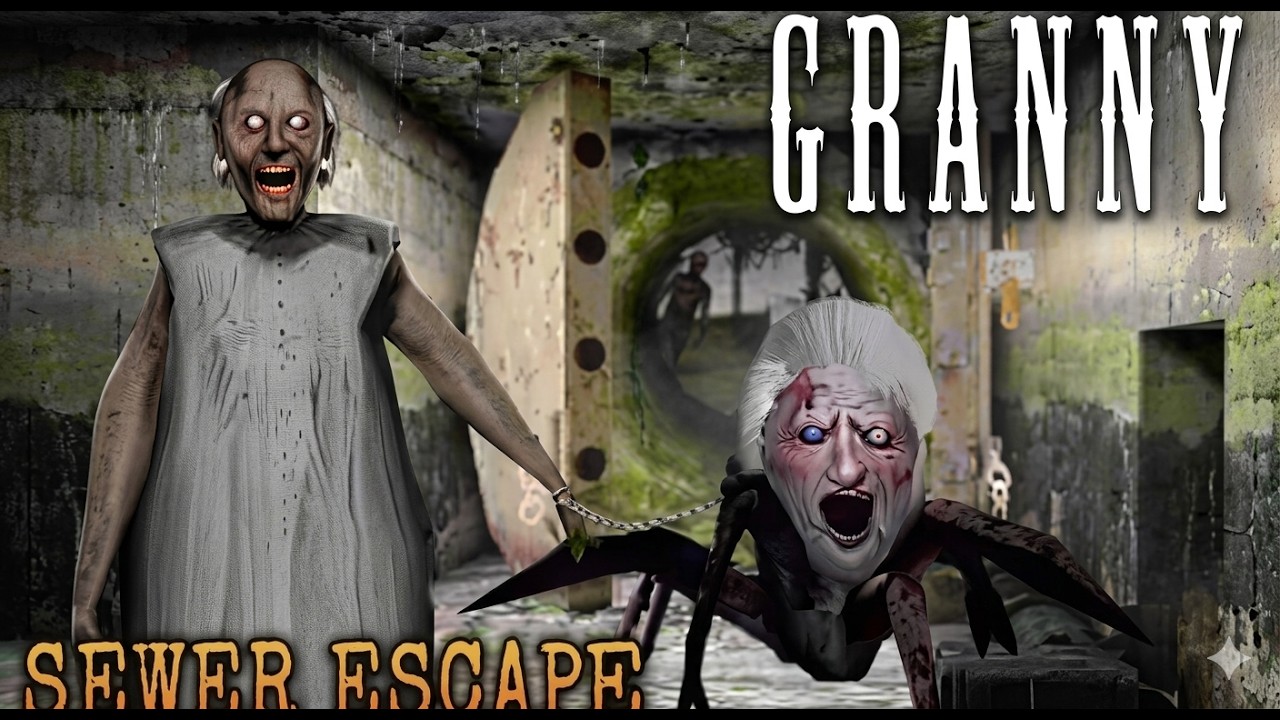 GRANNY sewer escape full gameplay |🤣 - YouTube