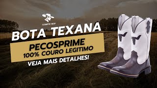 Apresentação: Bota Texana Unissex Pecosprime