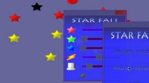 OpenGL C++ UI Framework 9 (StarFall Demo).mkv