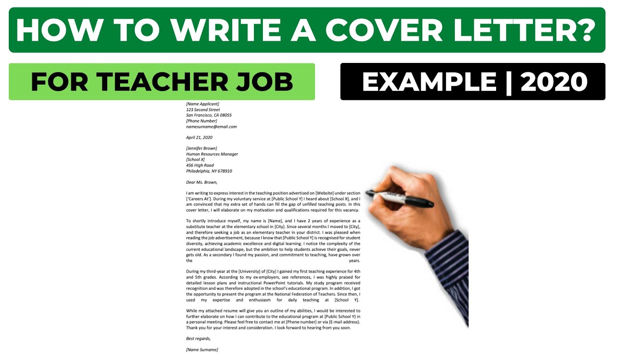 Letter Of Interest Example For Teachers from i.ytimg.com