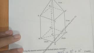 KCSE 2018 - THREE DIMENSIONAL GEOMETRY