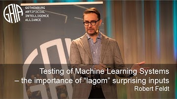 Testing of Machine Learning Systems – the importance of “lagom” surprising inputs by Robert Feldt