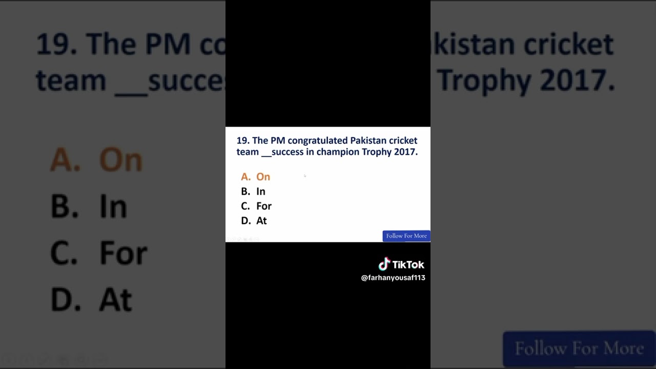 Preposition MCQS For tests 