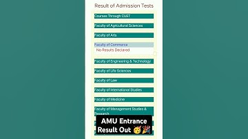 AMU Entrance Exam Result Out 🥳 ... #amuentrance2025 #amu #aligarhmuslimuniversity #shorts
