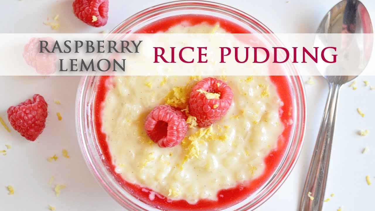 Raspberry Lemon Rice Pudding - Collaboration with Ellen´s Homemade Delights | Spain on a Fork
